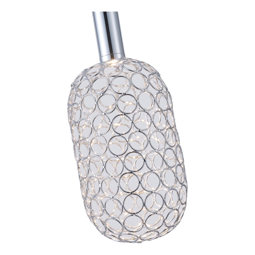 LED-Hängeleuchte LED/6,3W/230V 3000K glänzendes Chrom d 20 cm