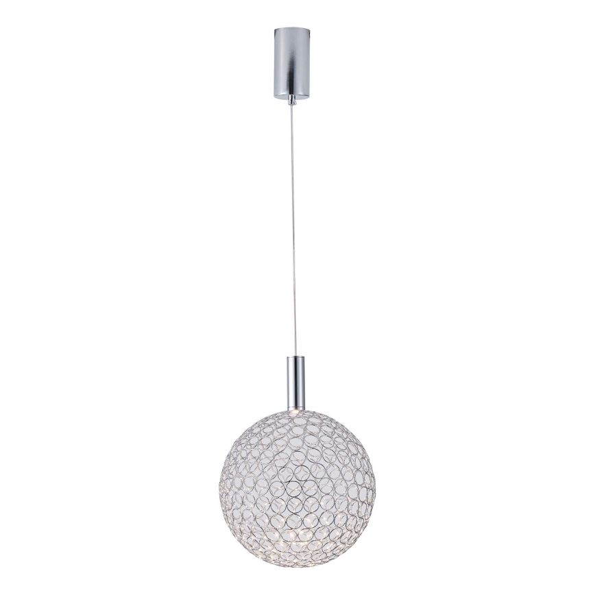LED-Hängeleuchte LED/6,3W/230V 3000K glänzendes Chrom d 20 cm