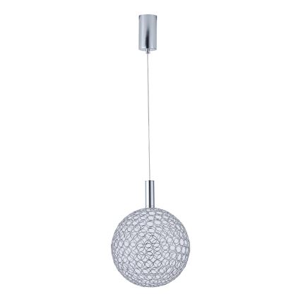 LED-Hängeleuchte LED/6,3W/230V 3000K glänzendes Chrom d 20 cm