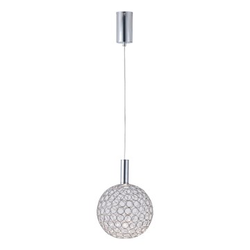 LED-Hängeleuchte LED/6,3W/230V 3000K glänzendes Chrom d 25 cm