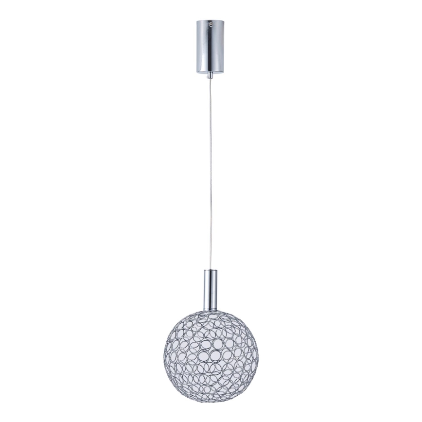 LED-Hängeleuchte LED/6,3W/230V 3000K glänzendes Chrom d 25 cm
