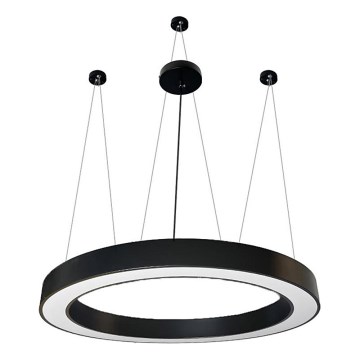 LED-Hängeleuchte LED/60W/230V 4000K d 120 cm schwarz