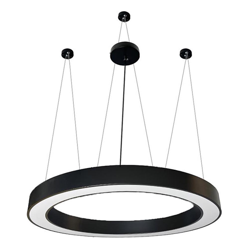 LED-Hängeleuchte LED/60W/230V 4000K d 120 cm schwarz