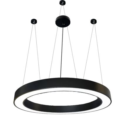 LED-Hängeleuchte LED/60W/230V 4000K d 120 cm schwarz