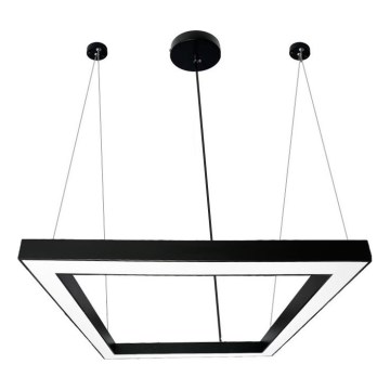 LED-Hängeleuchte LED/70W/230V 4000K 100x100 cm schwarz