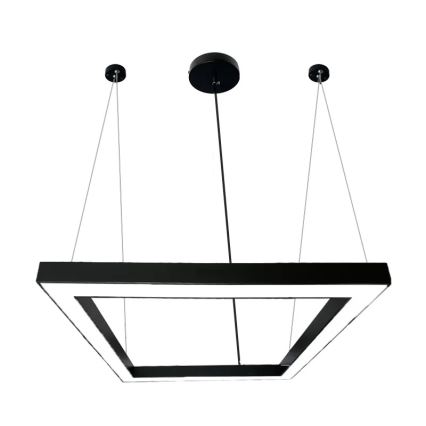LED-Hängeleuchte LED/70W/230V 4000K 100x100 cm schwarz
