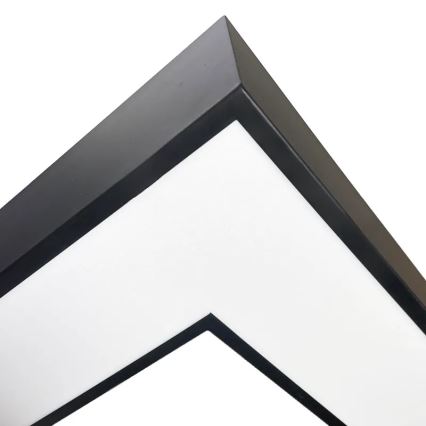 LED-Hängeleuchte LED/70W/230V 4000K 100x100 cm schwarz