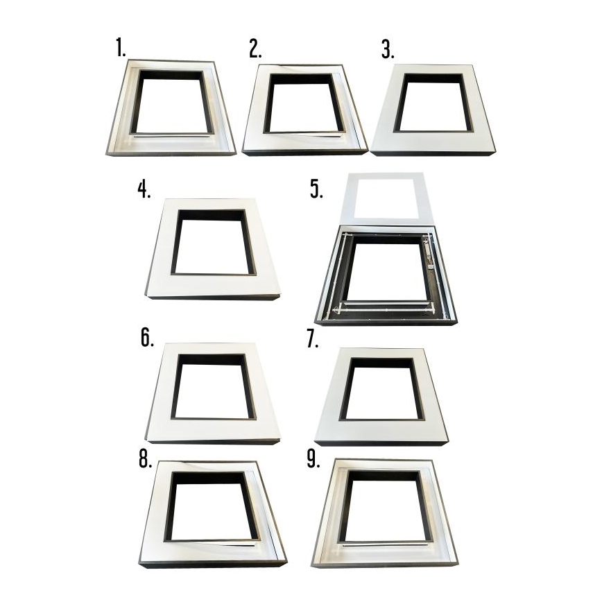 LED-Hängeleuchte LED/70W/230V 4000K 100x100 cm schwarz