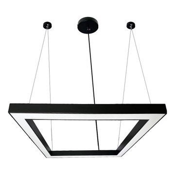 LED-Hängeleuchte LED/80W/230V 4000K 120x120 cm schwarz