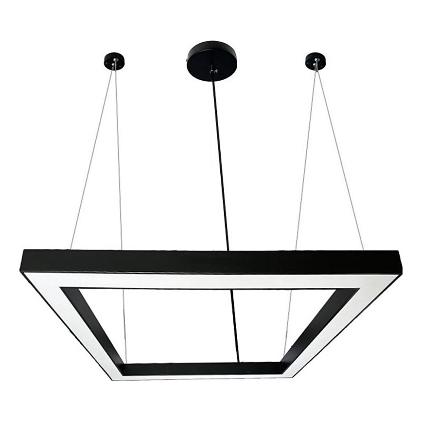 LED-Hängeleuchte LED/80W/230V 4000K 120x120 cm schwarz