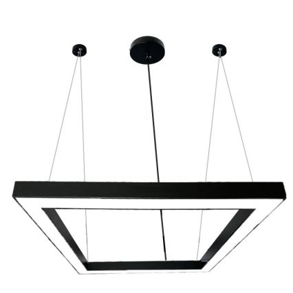 LED-Hängeleuchte LED/80W/230V 4000K 120x120 cm schwarz