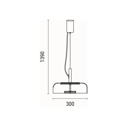 LED-Hängeleuchte LED/8W/230V 3000K