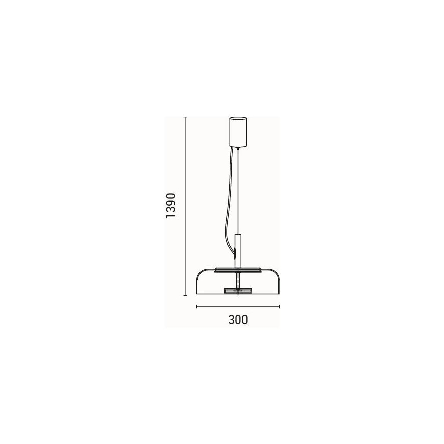 LED-Hängeleuchte LED/8W/230V 3000K