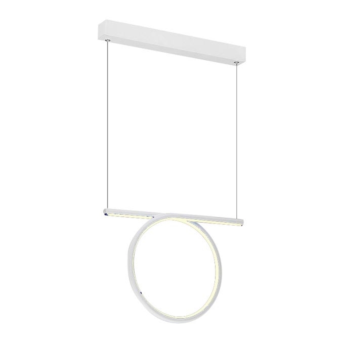 LED Hängeleuchte LOOP LED/20W/230V weiß