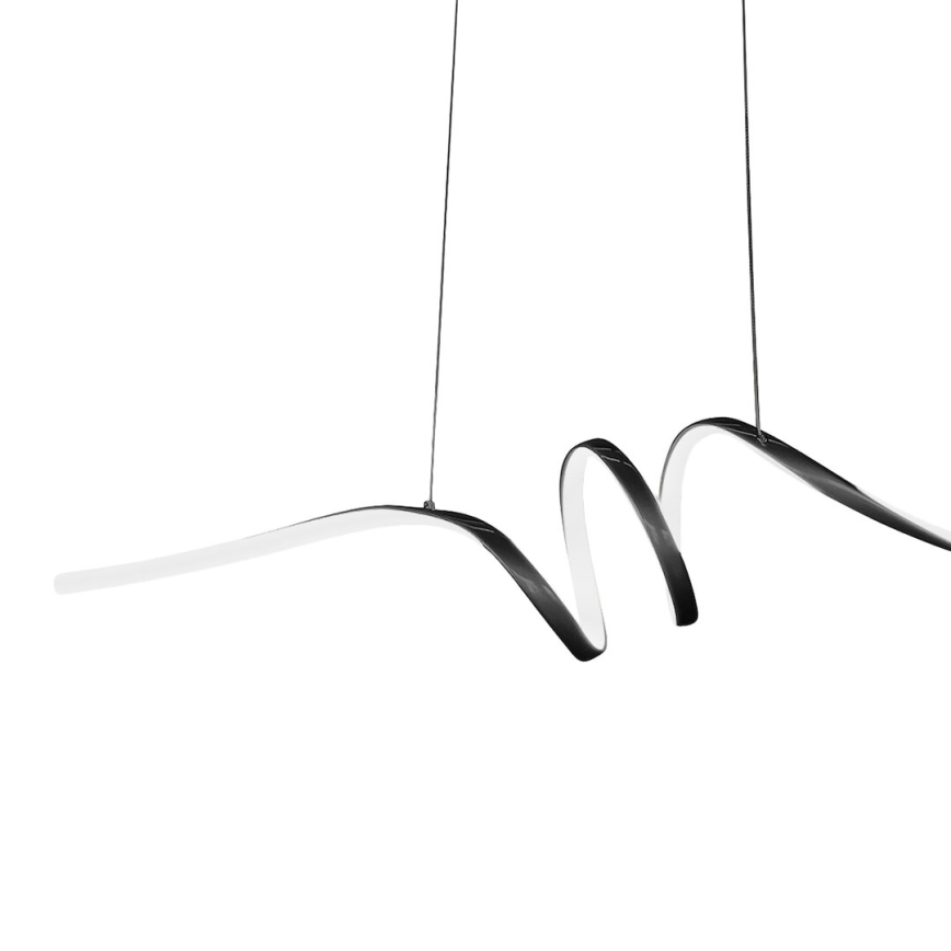 LED-Hängeleuchte LOOP LED/28W/230V schwarz