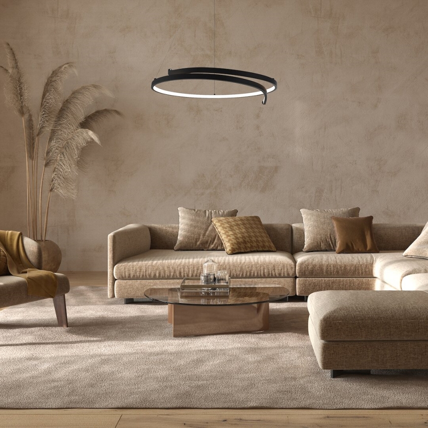 LED-Hängeleuchte LORENZO LED/35W/230V schwarz