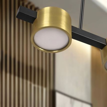 LED-Hängeleuchte MIRELLA 4xGX53/6W/230V golden/schwarz