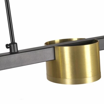 LED-Hängeleuchte MIRELLA 4xGX53/6W/230V golden/schwarz