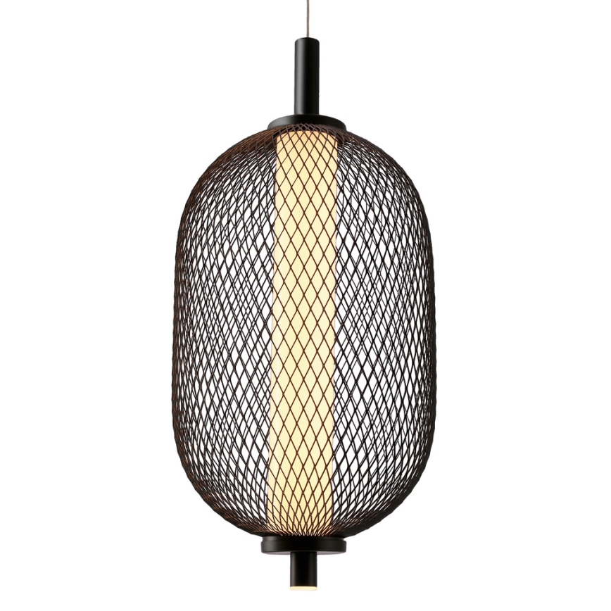 LED-Hängeleuchte mit Kabel PUMA LED/10W/230V Ø 15 cm schwarz