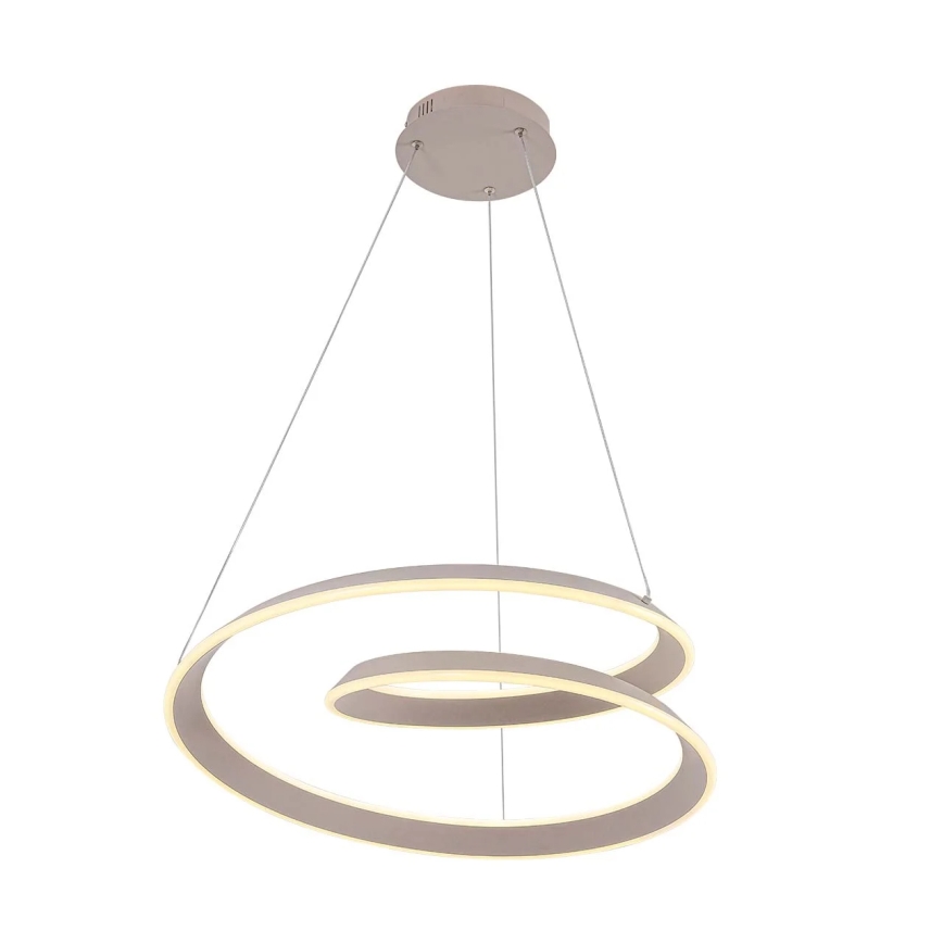 LED-Hängeleuchte mit Kabelabhängung CASHMERE LED/75W/230V Ø 60 cm weiß