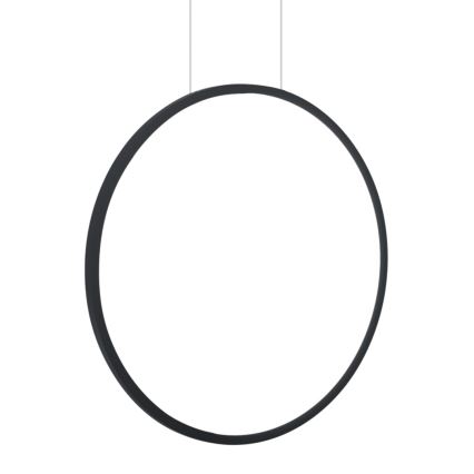 LED-Hängeleuchte mit Seilaufhängung SATURNO LED/28W/230V Ø 50 cm IP44 schwarz