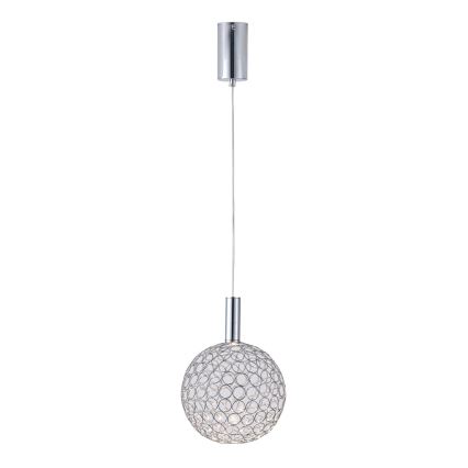 LED-Hängeleuchte PERFORATO LED/6,3W/230V 3000K glänzendes Chrom d 20 cm