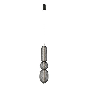 LED Hängeleuchte PUMA LED/15W/230V Ø 14 cm schwarz