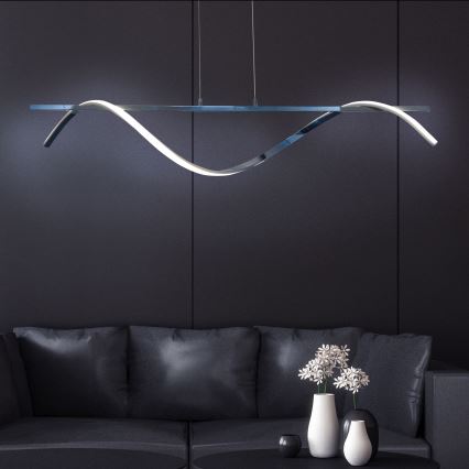 LED-Hängeleuchte RUMBA LED/23W/230V 4000K glänzendes Chrom