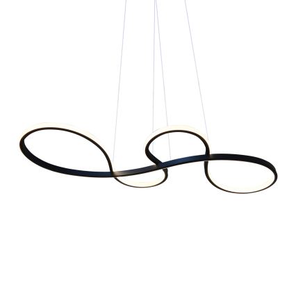 LED-Hängeleuchte SALSA LED/38W/230V 4000K schwarz