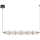 LED-Hängeleuchte SANSA LED/11W/230V golden/klar