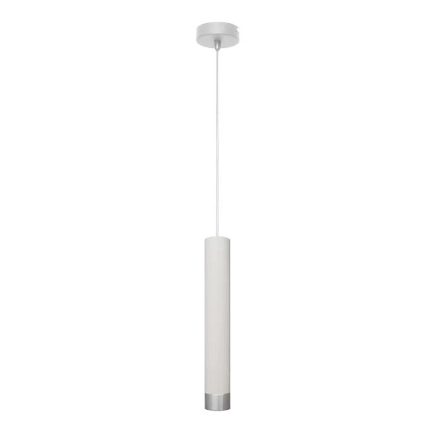 LED Hängeleuchte TUBA 1xGU10/4,8W/230V weiß/chrom matt