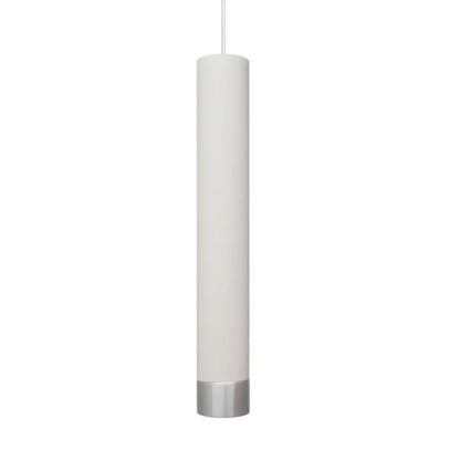 LED Hängeleuchte TUBA 1xGU10/4,8W/230V weiß/chrom matt