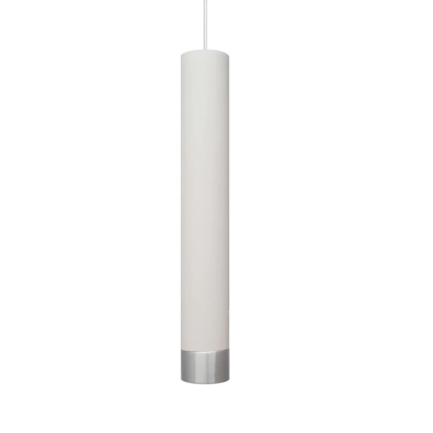 LED Hängeleuchte TUBA 1xGU10/4,8W/230V weiß/chrom matt