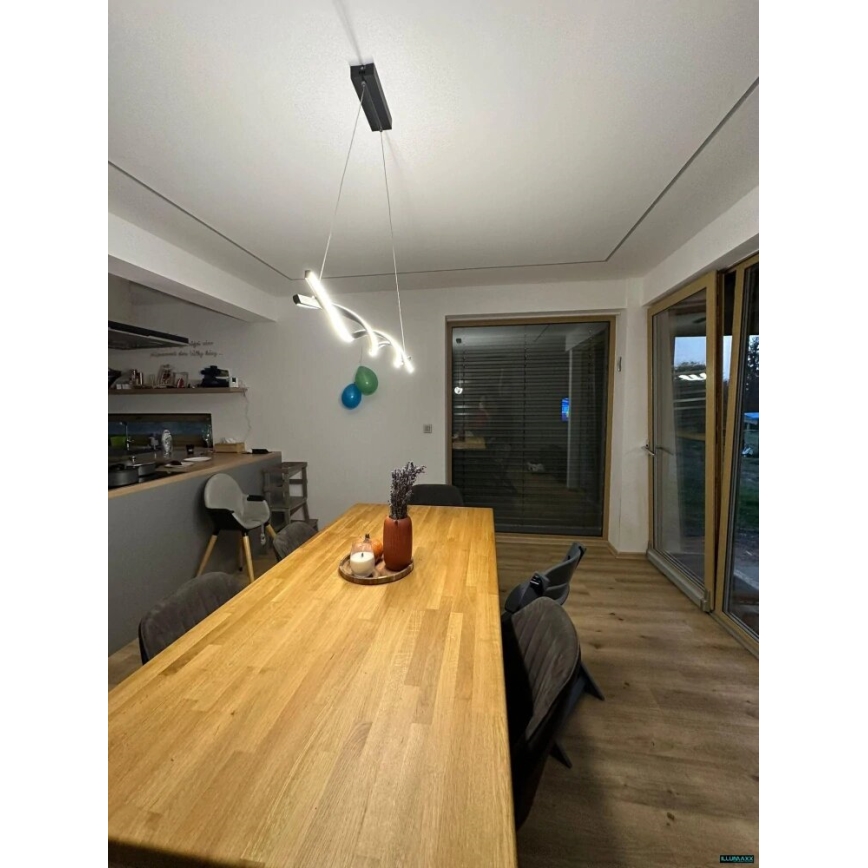 LED-Hängeleuchte TWIST LED/37W/230V 4000K 120 cm golden