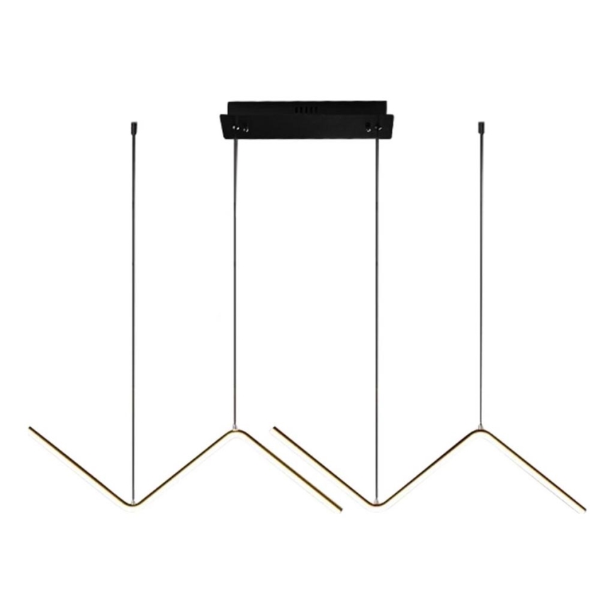 LED-Hängeleuchte VERTE 2xLED/11W/230V schwarz