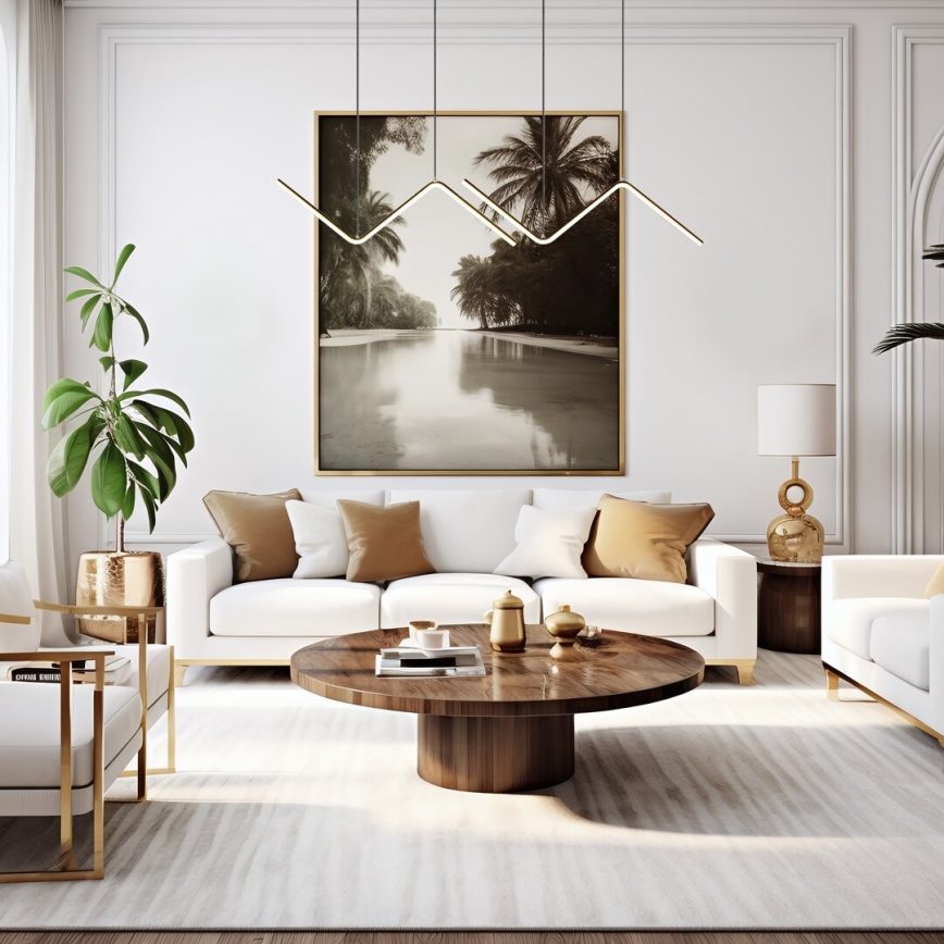 LED-Hängeleuchte VERTE 2xLED/11W/230V schwarz
