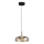 LED-Hängeleuchte VETRO LED/6W/230V d 23 cm beige/schwarz
