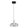 LED-Hängeleuchte VETRO LED/6W/230V d 23 cm grau/schwarz