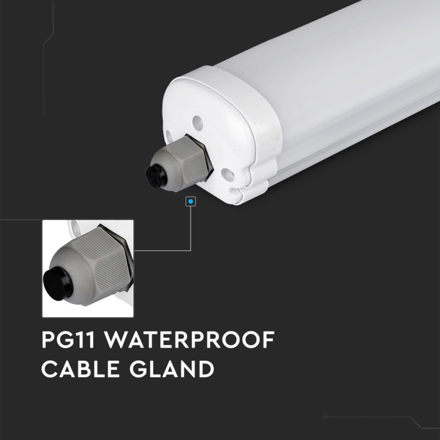 LED-Hochleistungs-Leuchtstofflampe G-SERIES LED/18W/230V 6500K IP65 60 cm