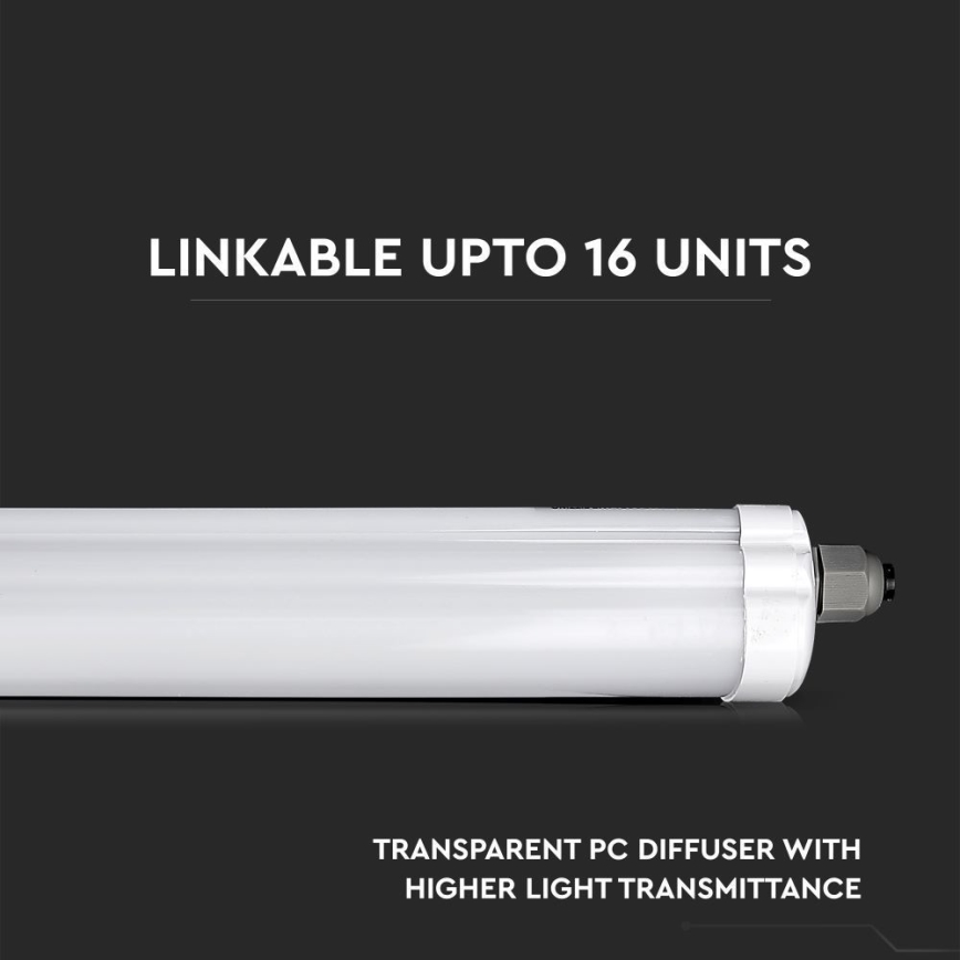 LED-Hochleistungs-Leuchtstofflampe G-SERIES LED/18W/230V 6500K IP65 60 cm