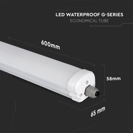 LED-Hochleistungs-Leuchtstofflampe G-SERIES LED/18W/230V 6500K IP65 60 cm