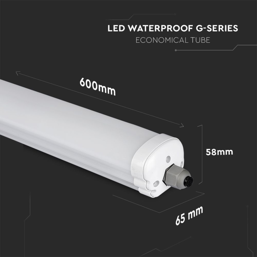LED-Hochleistungs-Leuchtstofflampe G-SERIES LED/18W/230V 6500K IP65 60 cm