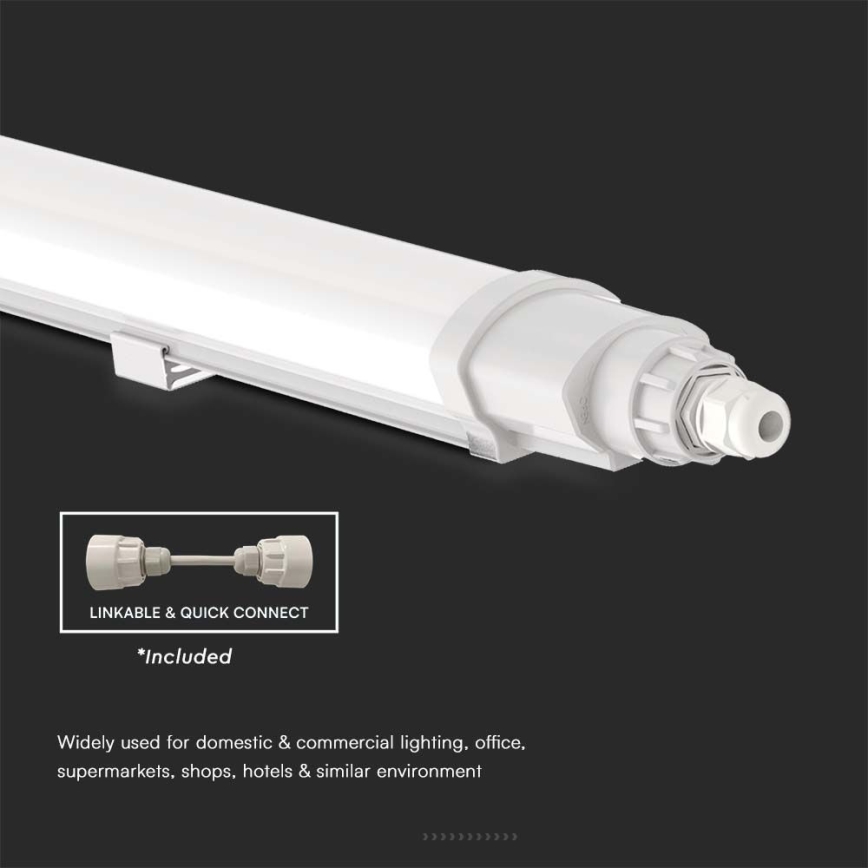 LED Hochleistungs-Leuchtstofflampe LED/48W/230V 6500K IP65 150 cm