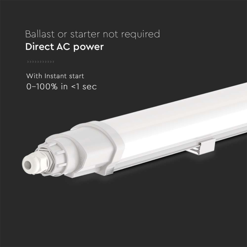 LED Hochleistungs-Leuchtstofflampe LED/48W/230V 6500K IP65 150 cm
