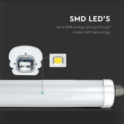 LED-Hochleistungs-Leuchtstoffröhre G-SERIES LED/48W/230V 4000K 150cm IP65