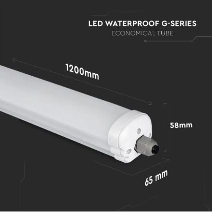 LED-Hochleistungsleuchte G-SERIES LED/36W/230V 120 cm 6400K IP65