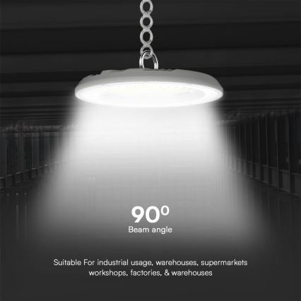 LED-Hochleistungsleuchte High Bay LED/150W/230V 3000/4000/6500K IP65 ø 27,7 cm