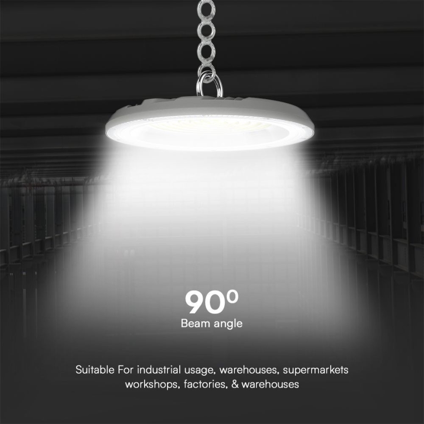 LED-Hochleistungsleuchte High Bay LED/150W/230V 3000/4000/6500K IP65 ø 27,7 cm