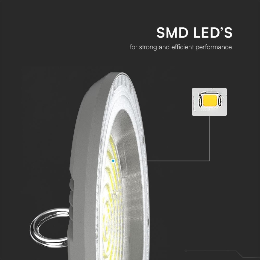 LED-Hochleistungsleuchte High Bay LED/150W/230V 3000/4000/6500K IP65 ø 27,7 cm