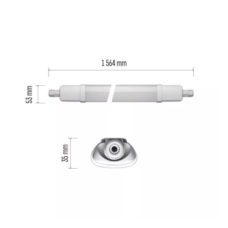 LED-Hochleistungsleuchte LED/45W/230V IP65 4000K 156,4 cm